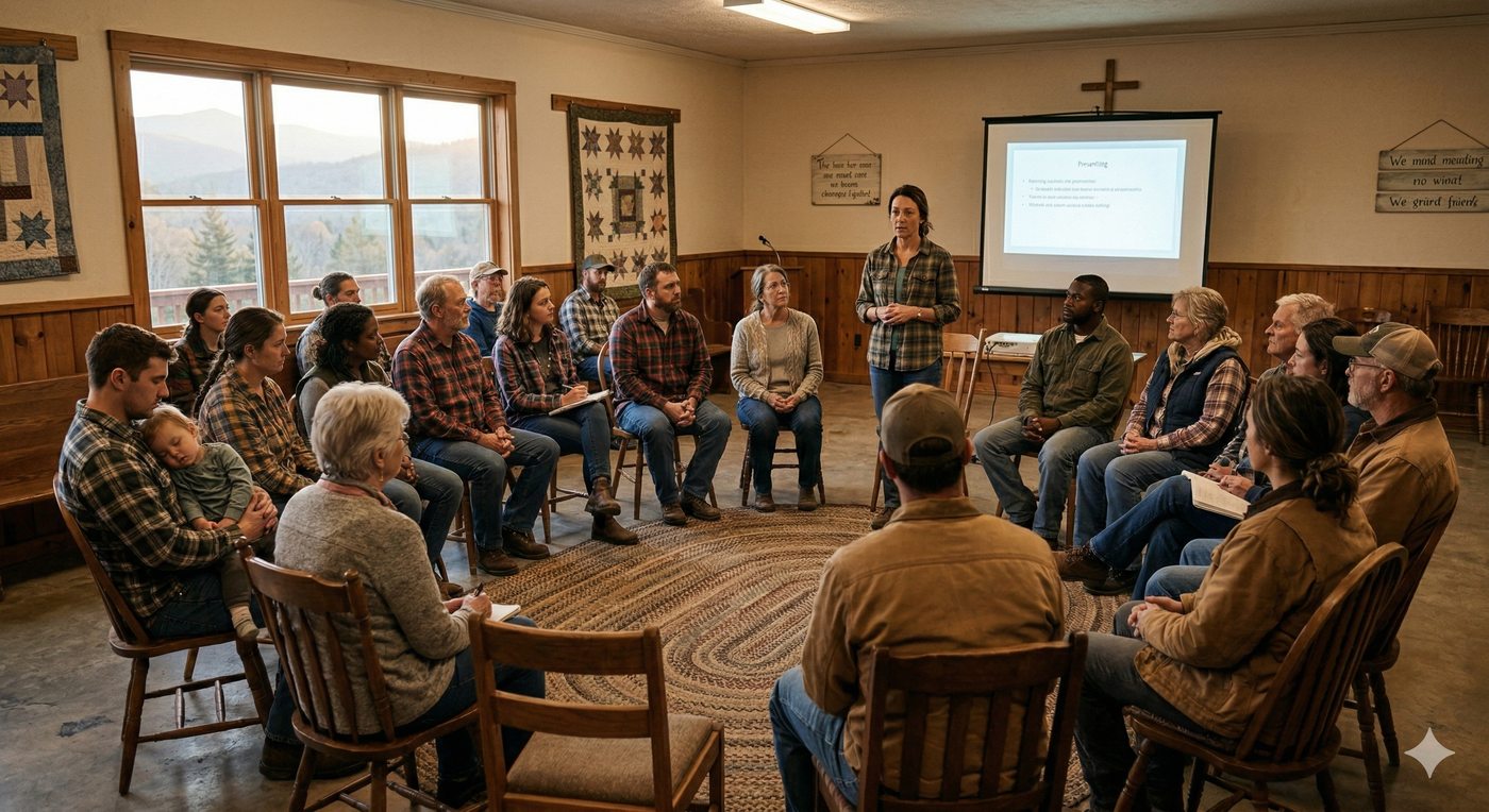 Parents gathered for Native Brigade digital literacy session, your community NC